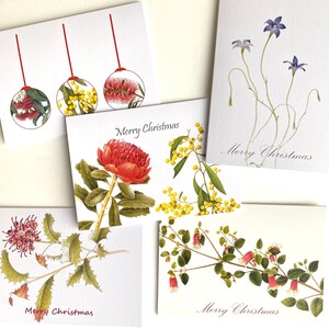 Kerstkaartenset - Australian Native Plants