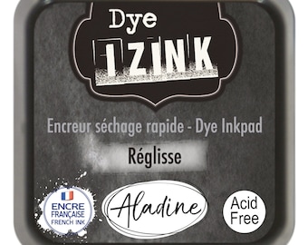IZINK Dye Stamp Pad "Réglisse" - black