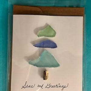 Línea de tarjetas de felicitación Seaglass