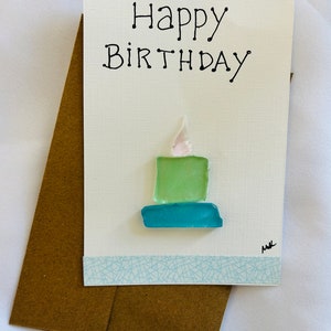 Tarjeta de felicitación Seaglass, individual