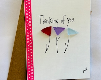 Seaglass Greeting Card, single