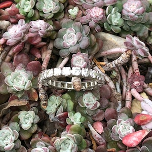 Full eternity ring in 18 carat white gold