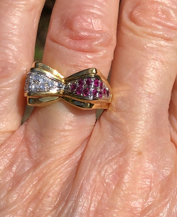 Late Art Deco Cocktail ring