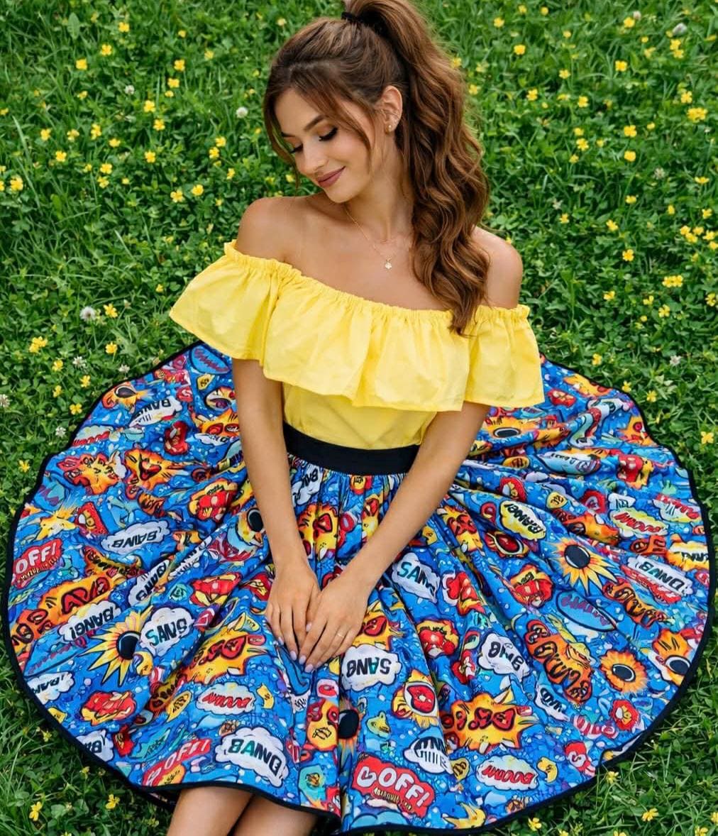 costume circle skirt vinyl