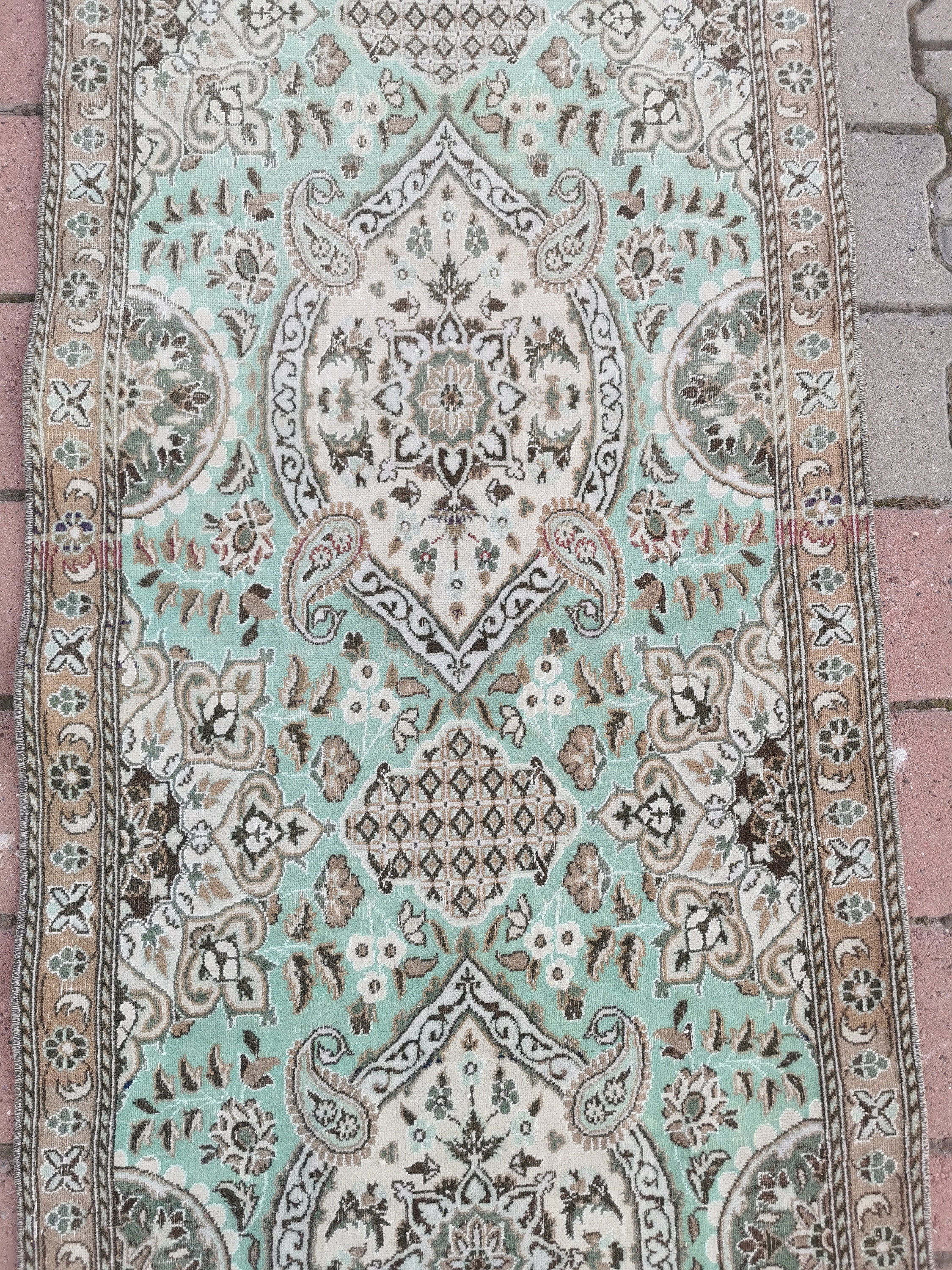 Persian Runner Rug 2.8x13.6ft Pink Afghan Rug Persian Etsy