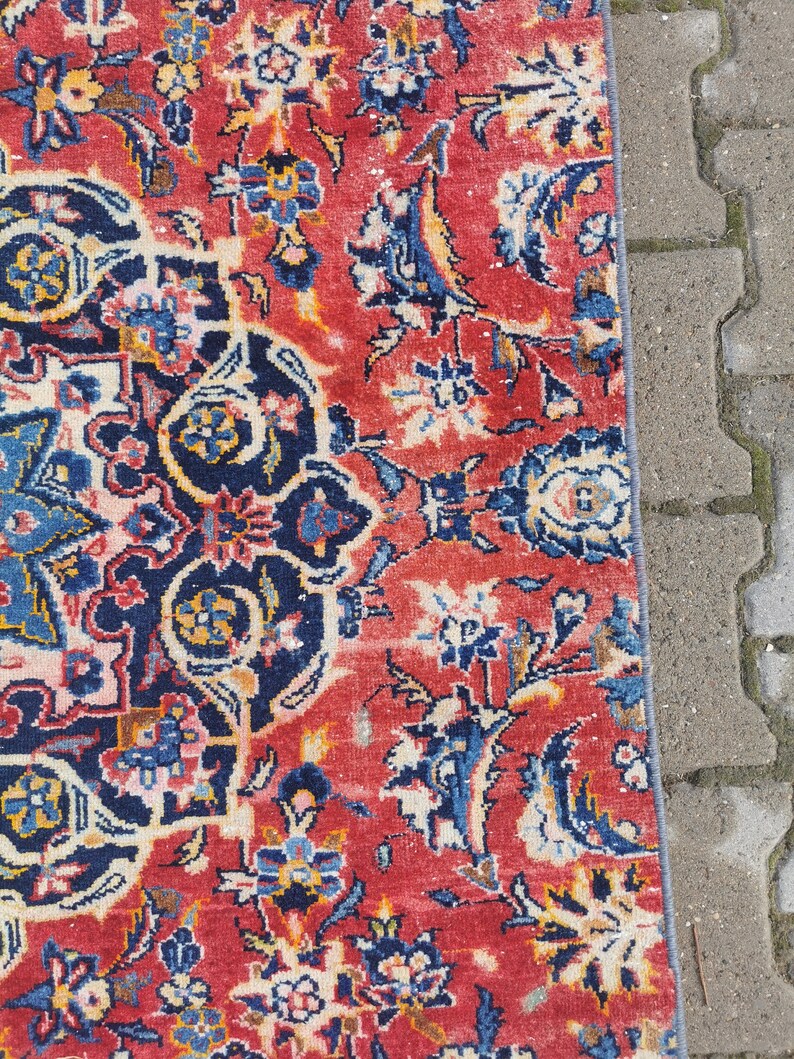 Very Long Runner Turkish Runner Rug Vintage Handmade Low Etsy