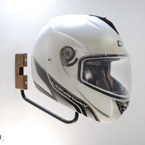 Helmet Wall Mount, Hanger Rack Display Lock Holder, Moto Accessories  BESTUNT