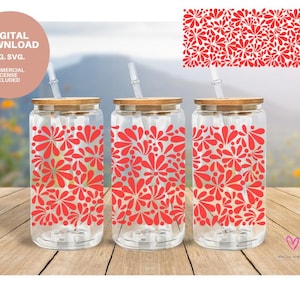 Cielito lindo red wrap, Mexican talavera png, Mexican flower pattern svg, Spanish digital design, talavera artwork, cielito lindo pattern