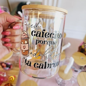 Iced Cafecito Adulting Latina Design: PNG bilingual spanglish funny quote (Digital Download) image 10