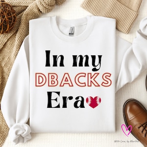 Diamondback Baseball SVG, In my Dbacks Era PNG-Datei für Shirts, Arizona-Fans, Baseball Geschenk, Diamond Backs Baseball Png, Baseball Png