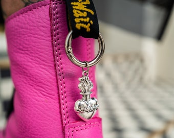 Sacred Heart Boot Charms