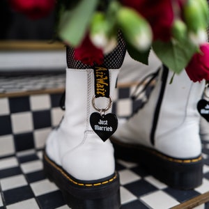 Just Married Boot Charms