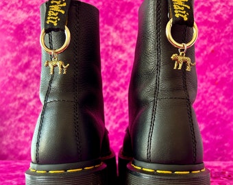 Gold Leopard Boot Charms