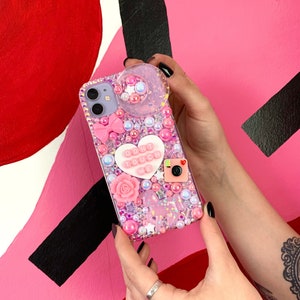 Don&#39;t touch me pink unicorn decoden phone case