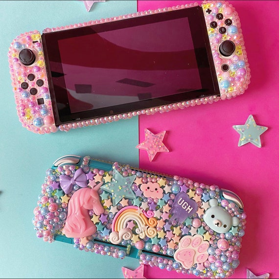 Pastel Unicorn Nintendo Switch Decoden Case Etsy Canada
