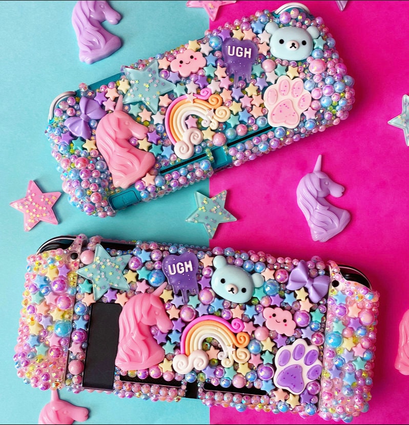 Pastel Unicorn Nintendo Switch Decoden Case - Etsy