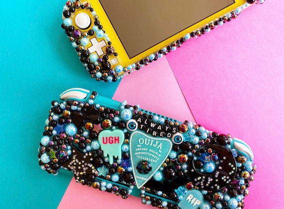 nintendo switch lite rhinestone case
