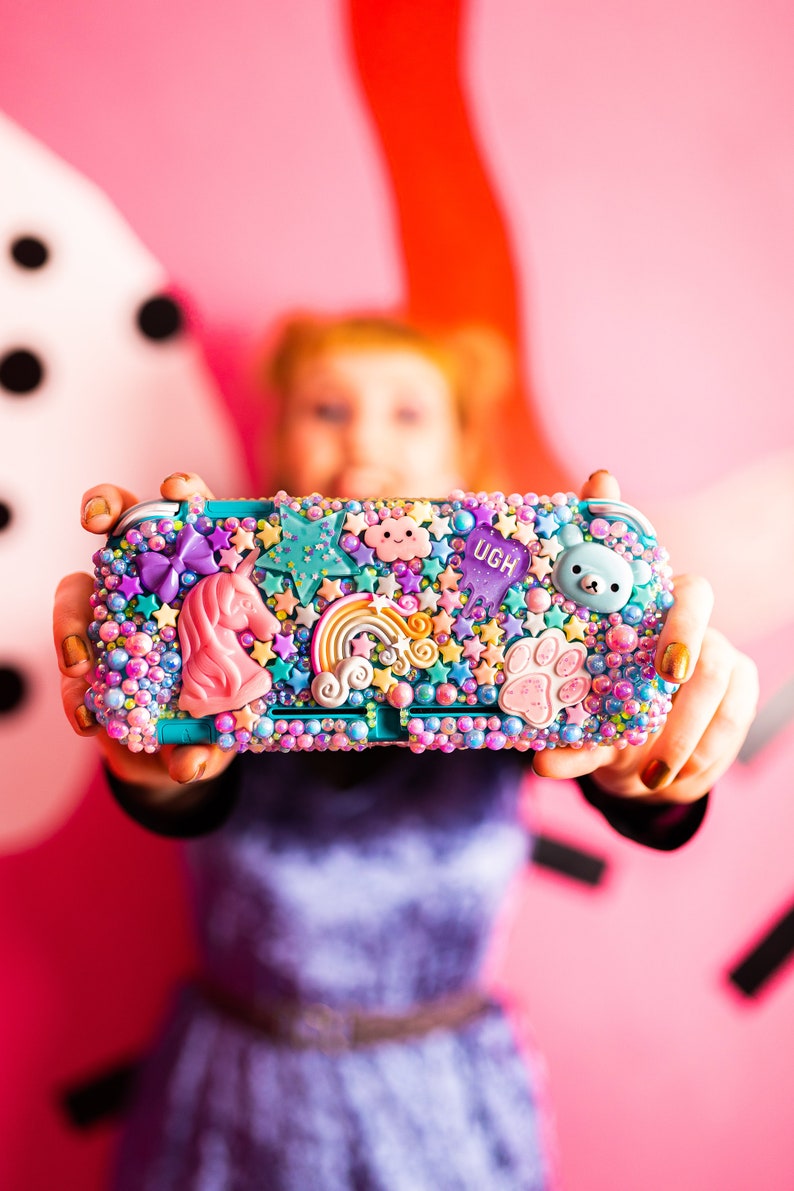 Pastel Unicorn Nintendo Switch Lite Decoden Case Etsy UK