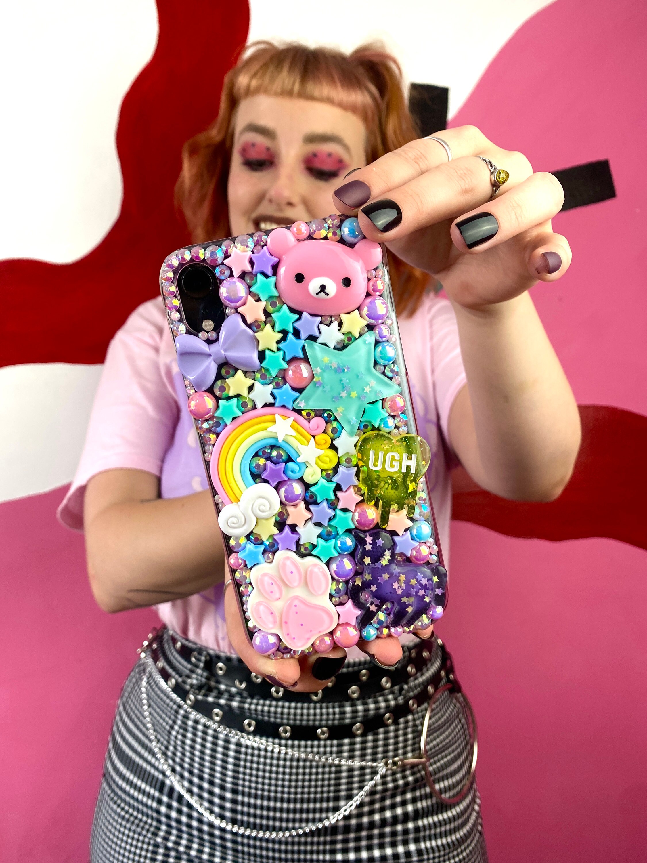 Unicorn Pastel Kawaii Decoden Phone Case Etsy