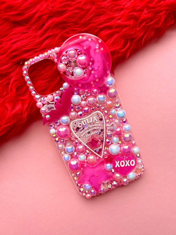 Pink Glitter Ouija Planchette Decoden Phone Case
