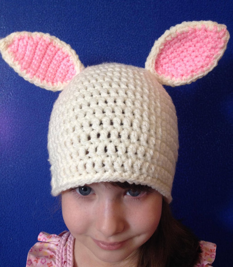 Hats with Ears Easter Bunny Hat Crochet Bunny Hats Winter Hat