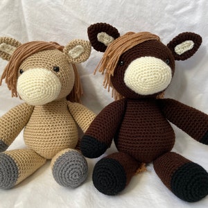 Crochet Stuffed Horse Toy, Stuffed Horse, Amigurumi Horse, Horse Toy, Ready To Ship