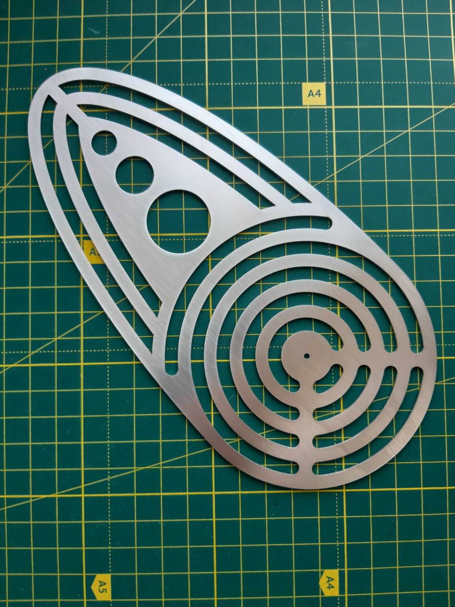 DIY Leather craft stencil Ruler for leather cutting Awesome | Etsy