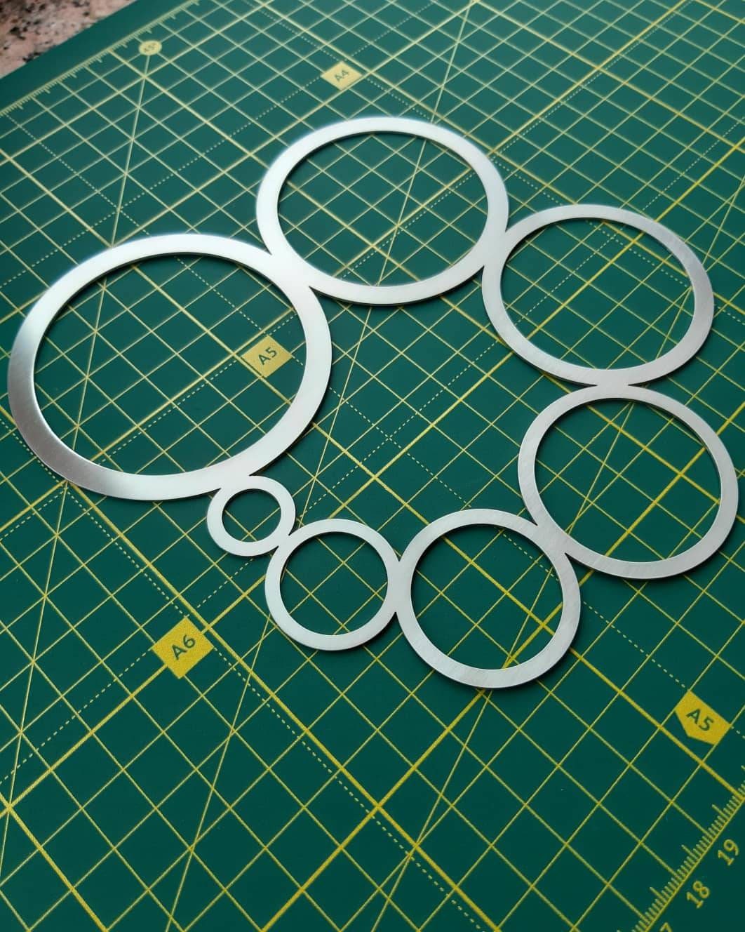 Home & Living Round Leather Corner Cutting Ruler Tool for Leather