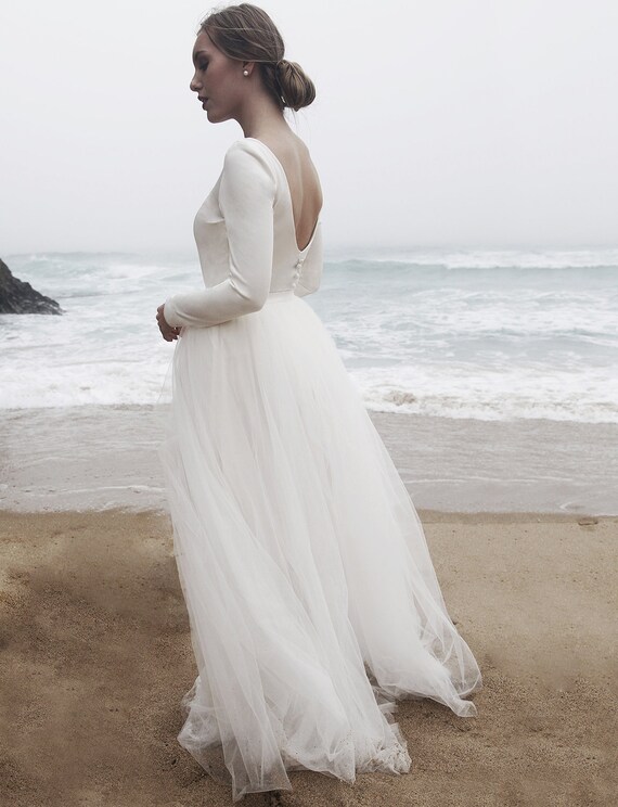 Tulle Skirt Wedding Skirt Non Traditional Wedding Bridal Etsy