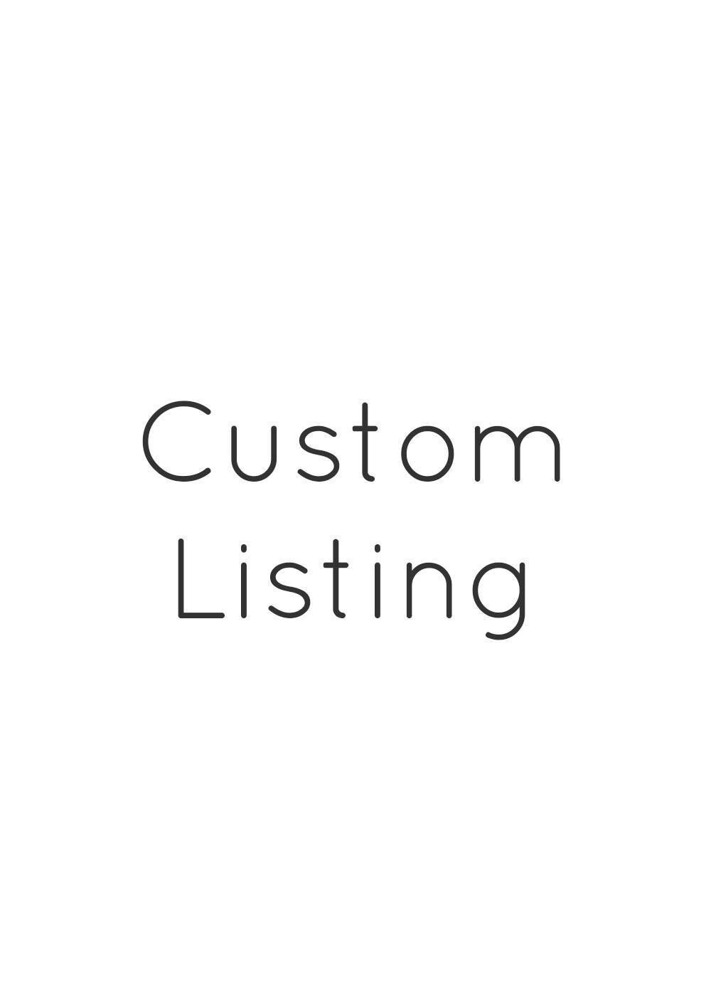 Custom Listing | Etsy