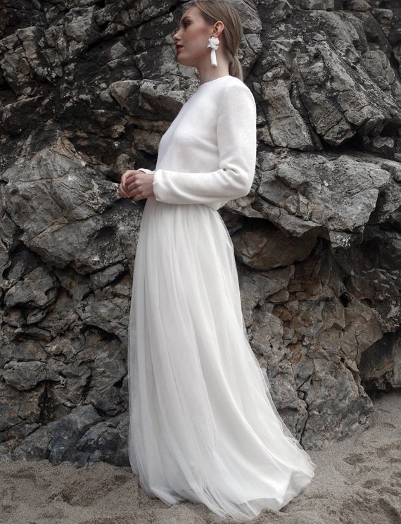 sweater for wedding dress