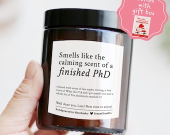 Congratulations Graduation Gift For PhD Postgraduate Daughter Son | Completed Finished PhD University | Custom PhD Graduation Present