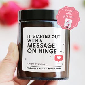 Hinge Dating Anniversary Gift For Her Him Husband Wife | Wedding Day Gift For Bride Groom Couple | Best Thing On The Internet