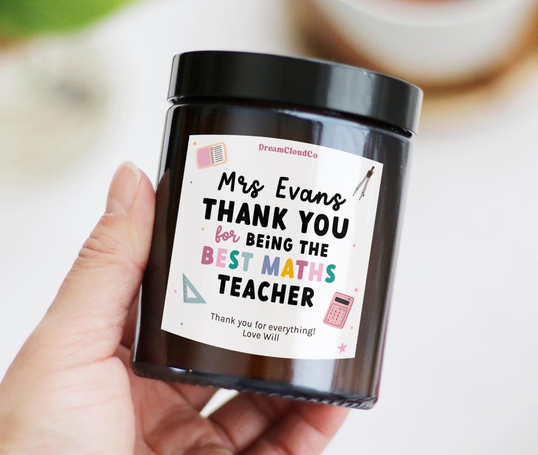 Thank You Maths Teacher Gifts | Teacher Appreciation Gifts for