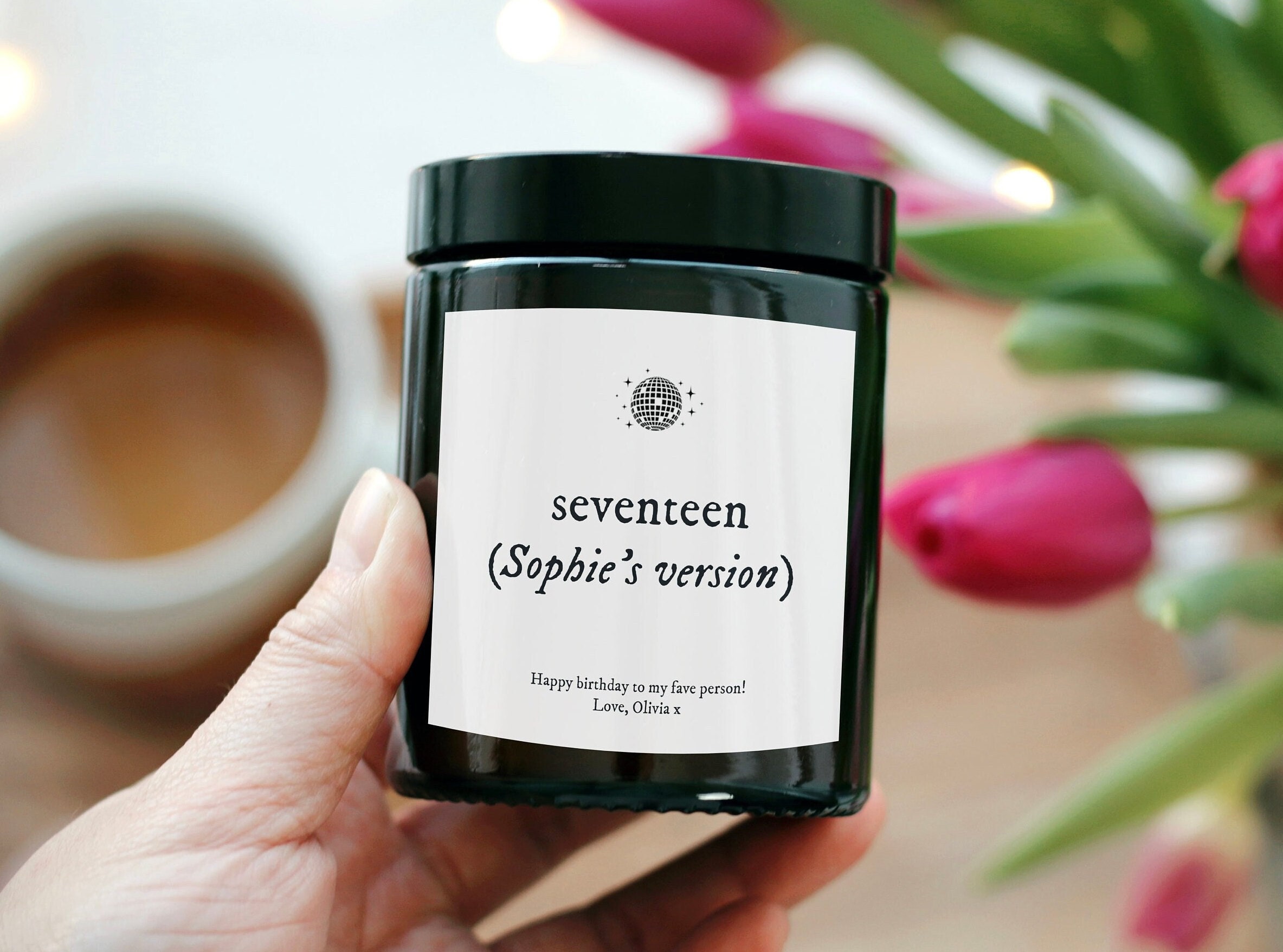 Taylor Candle | Gift For Friend | Birthday Gift | Personalized Birthday Candle | Gift For Her | Thinking Of You | Gift For Sister, Swiftie