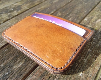 Microwallet. Slimline handmade leather wallet. minimalist. mens. womens