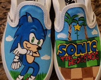 sonic the hedgehog boys shoes