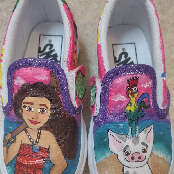 Moana Painted Shoes