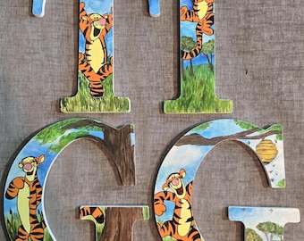 Painted Wood Letters