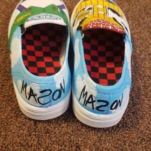 Toy Story Painted Shoes - Etsy