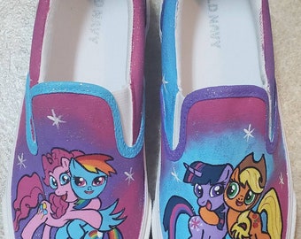 My little Pony painted shoes