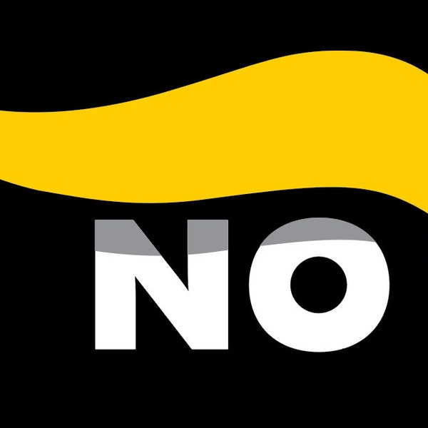 The original No Trump bumper sticker