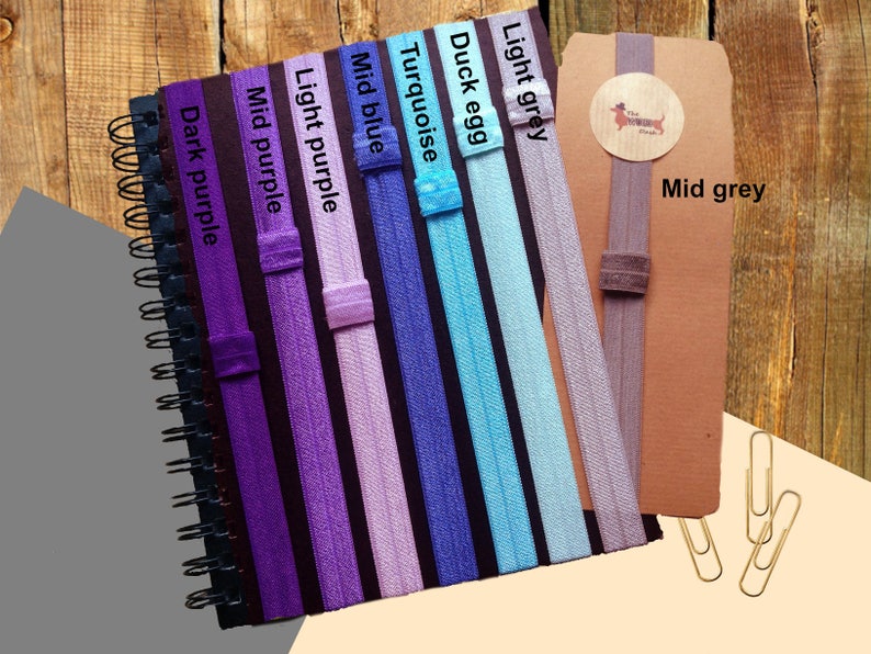 Plain Planner Band Pen Holder Choice of Colours Elastic Etsy UK