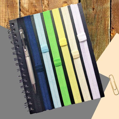 Plain Planner Band Pen Holder Choice of Colours Elastic Etsy UK