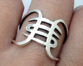 Anillo Heroes del Silencio Ring regulable Adjustable Silver 925