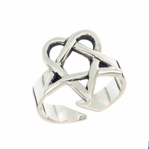 Heartagram Ring HIM Ville Valo - Silver 925