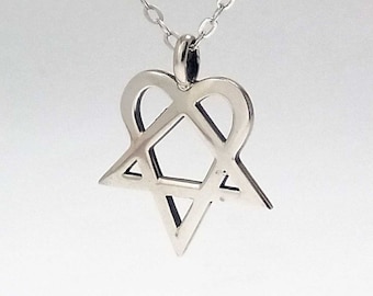 Heartagram Necklace HIM Ville Valo Love Metal