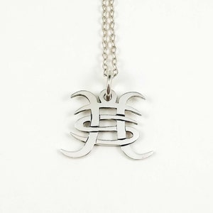 Heroes del Silencio Necklace - Enrique Bunbury - Handmade - Spanish Rock Made of 925 Silver