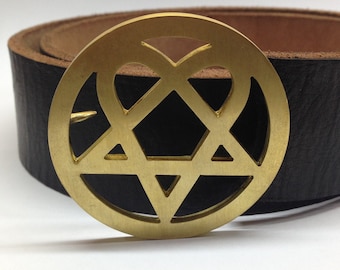 韓国商品/THE MUSEUMVISITOR HEART PRINTED POCKET BELT HEART PRINTED POCKET BELT (IVORY) - 감도 깊은 취향 셀렉트샵 29CM