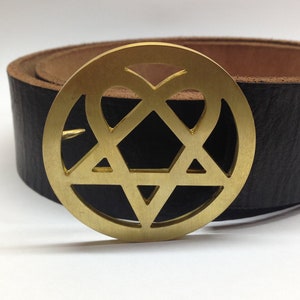 Heartagram Belt Buckle - HIM - Ville Valo Love Metal
